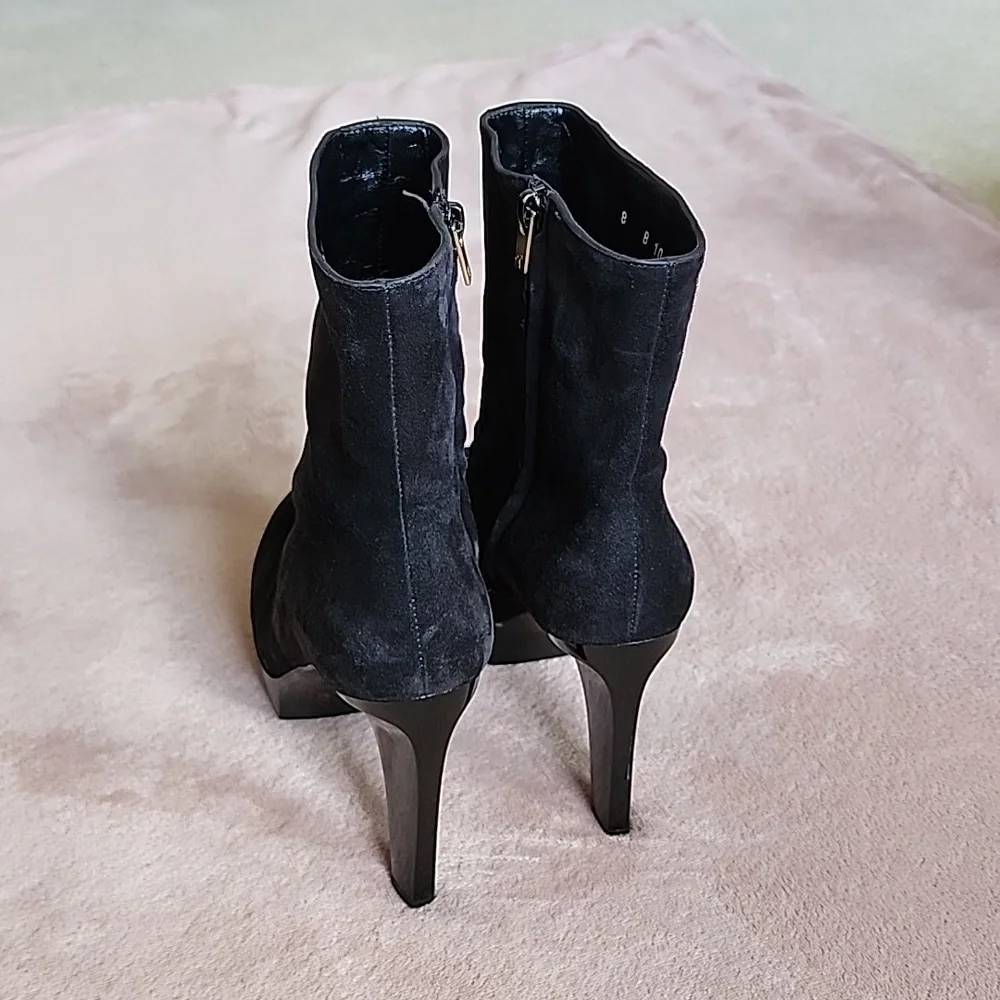 Robert Clergerie Suede cut out boots - Picture 3 of 8